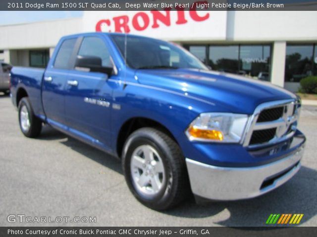 2011 Dodge Ram 1500 SLT Quad Cab in Deep Water Blue Pearl