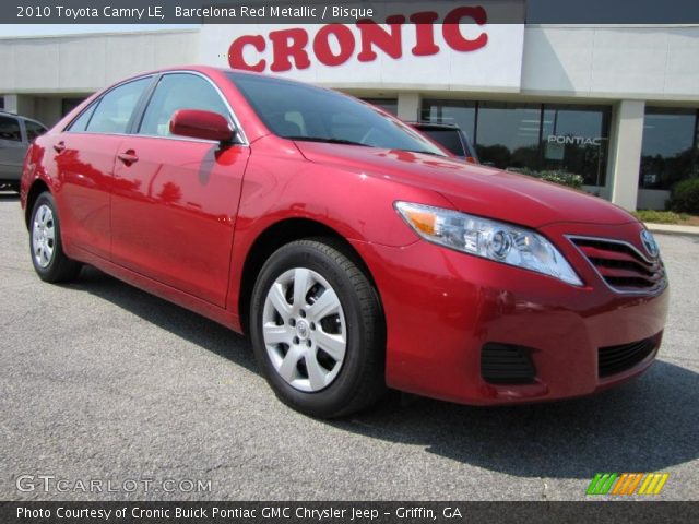 2010 Toyota Camry LE in Barcelona Red Metallic
