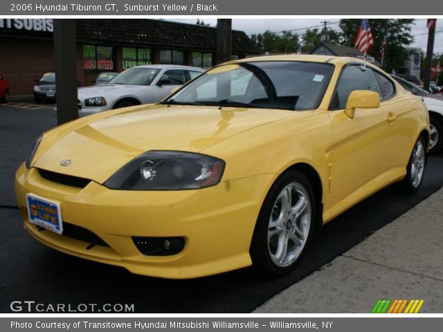 2006 Hyundai Tiburon GT in Sunburst Yellow