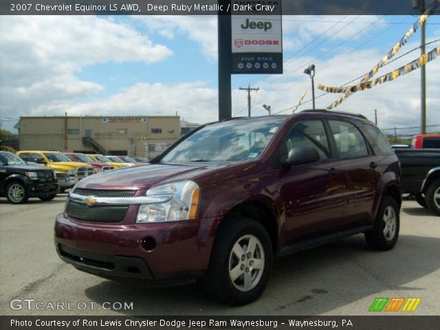 2007 Chevrolet Equinox LS AWD in Deep Ruby Metallic