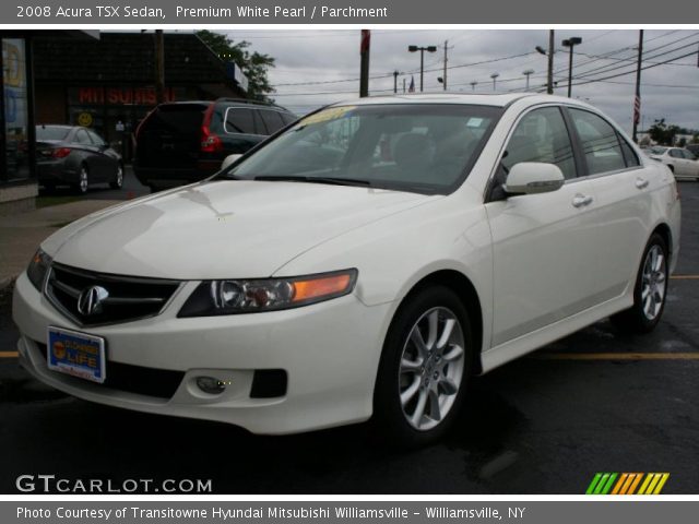 2008 Acura TSX Sedan in Premium White Pearl