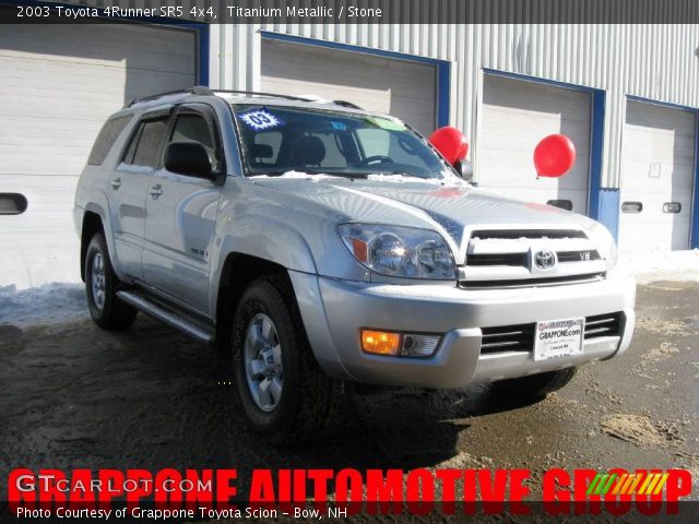 2003 Toyota 4Runner SR5 4x4 in Titanium Metallic