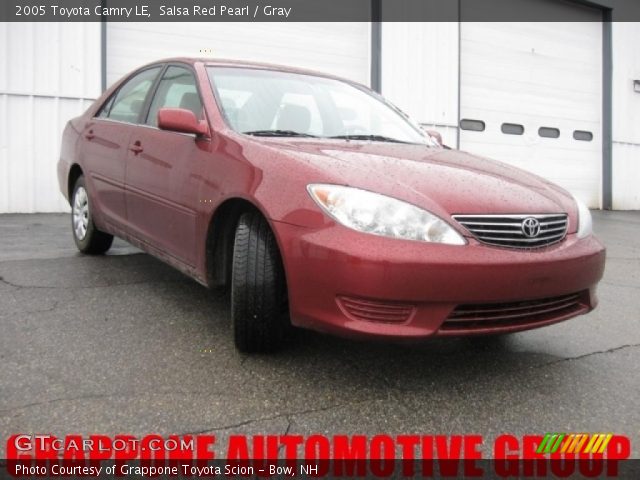 2005 Toyota Camry LE in Salsa Red Pearl