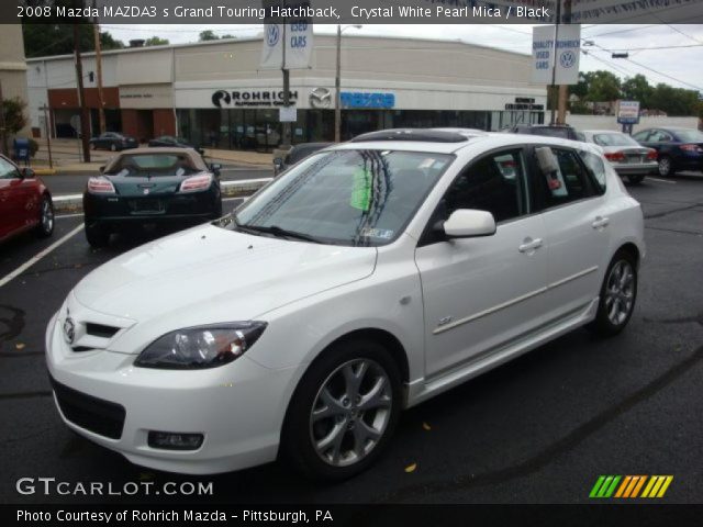 2008 Mazda MAZDA3 s Grand Touring Hatchback in Crystal White Pearl Mica