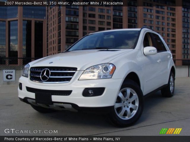 2007 Mercedes-Benz ML 350 4Matic in Alabaster White