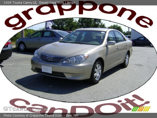 2006 Toyota Camry LE in Desert Sand Mica