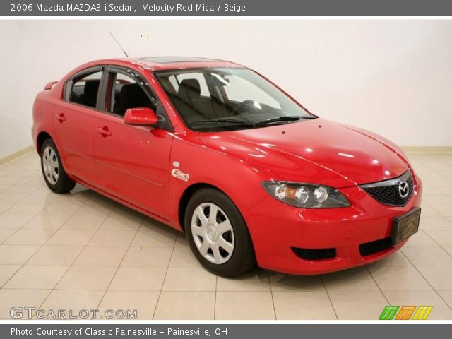 2006 Mazda MAZDA3 i Sedan in Velocity Red Mica