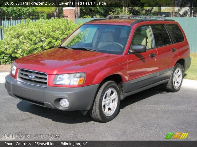 2005 Subaru Forester 2.5 X in Cayenne Red Pearl