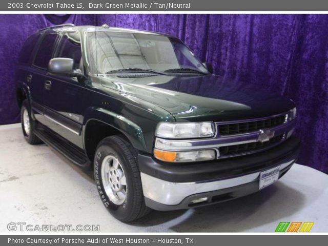 2003 Chevrolet Tahoe LS in Dark Green Metallic