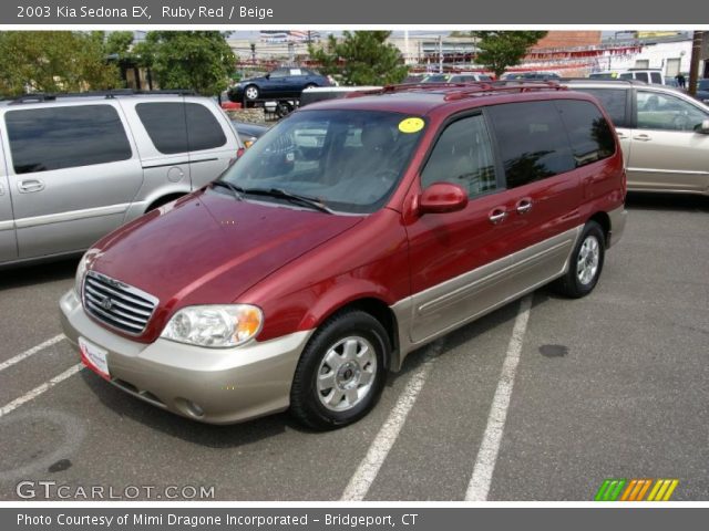 2003 Kia Sedona EX in Ruby Red