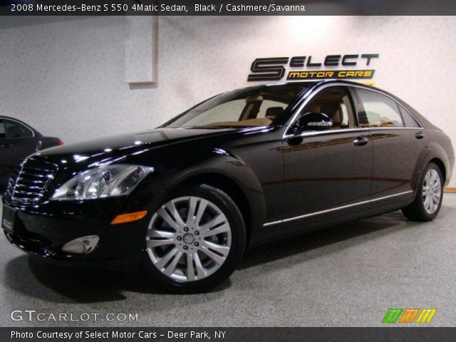 2008 Mercedes-Benz S 550 4Matic Sedan in Black
