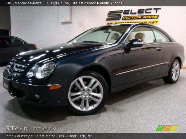 2008 Mercedes-Benz CLK 350 Coupe in Majestic Black Metallic