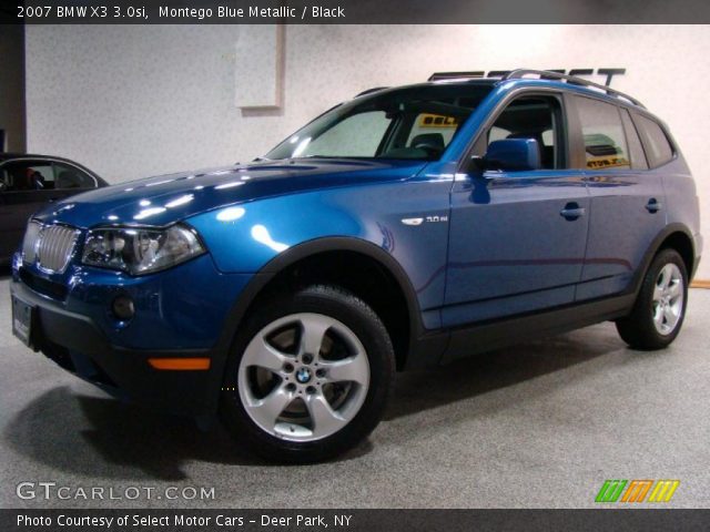 2007 BMW X3 3.0si in Montego Blue Metallic