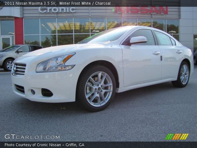 2011 Nissan Maxima 3.5 SV in Winter Frost White