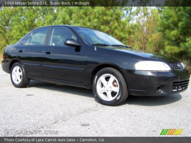2000 Nissan Sentra GXE in Super Black