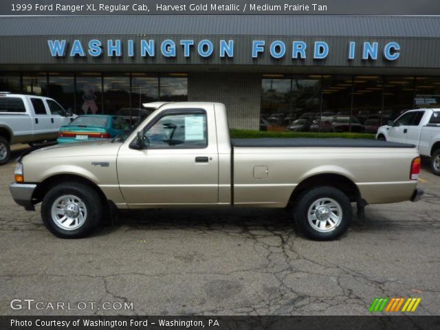 1999 Ford Ranger XL Regular Cab in Harvest Gold Metallic