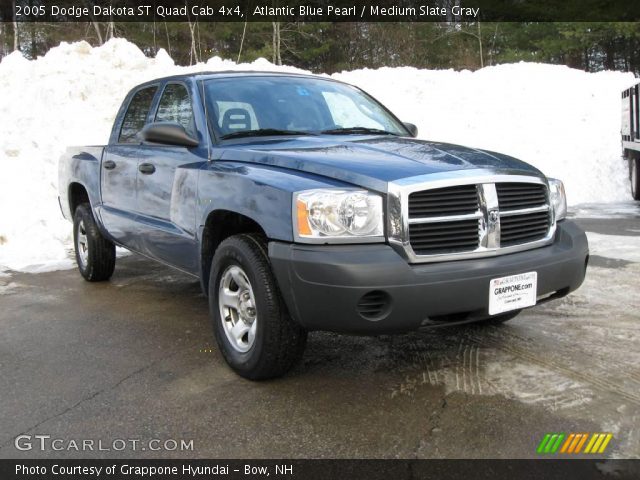 2005 Dodge Dakota ST Quad Cab 4x4 in Atlantic Blue Pearl