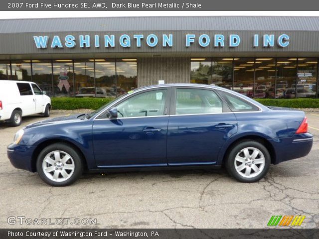 2007 Ford Five Hundred SEL AWD in Dark Blue Pearl Metallic