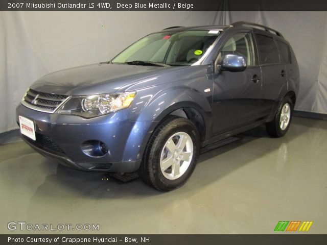 2007 Mitsubishi Outlander LS 4WD in Deep Blue Metallic