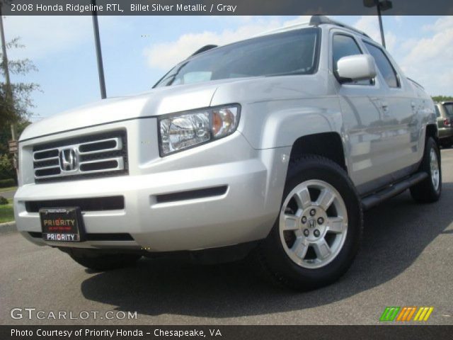 2008 Honda Ridgeline RTL in Billet Silver Metallic