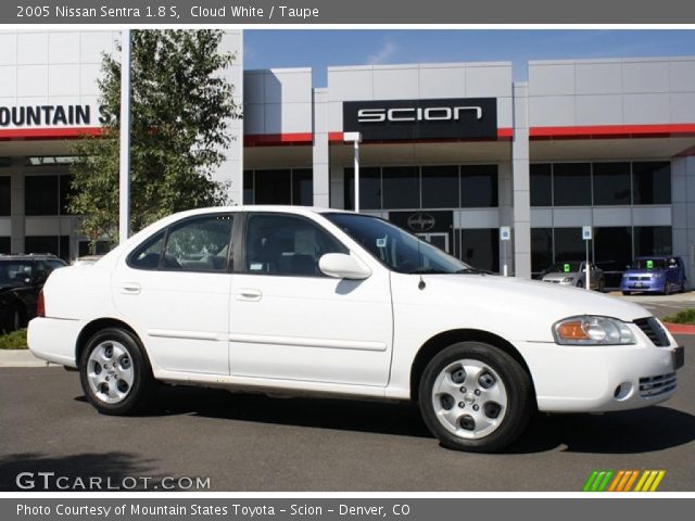 2005 Nissan Sentra 1.8 S in Cloud White