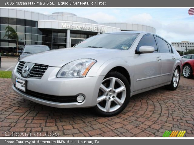2005 Nissan Maxima 3.5 SE in Liquid Silver Metallic