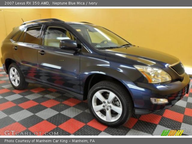 2007 Lexus RX 350 AWD in Neptune Blue Mica