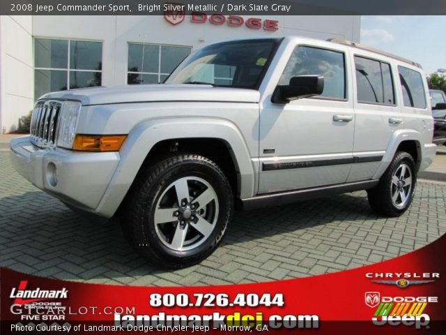 2008 Jeep Commander Sport in Bright Silver Metallic