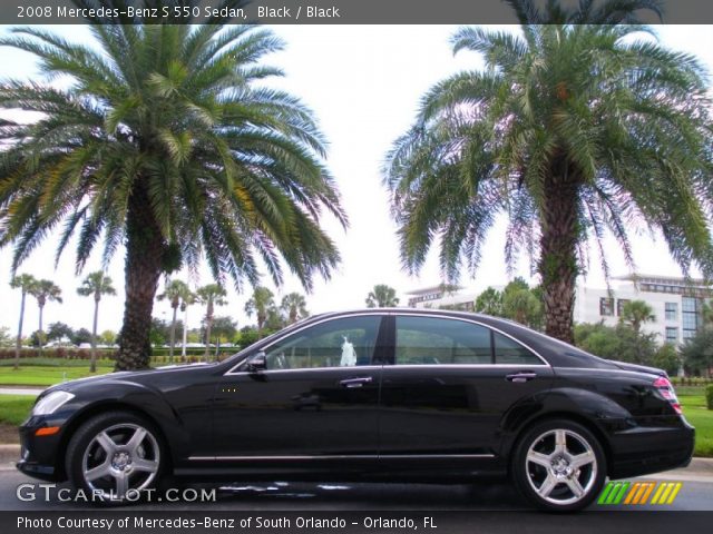 2008 Mercedes-Benz S 550 Sedan in Black