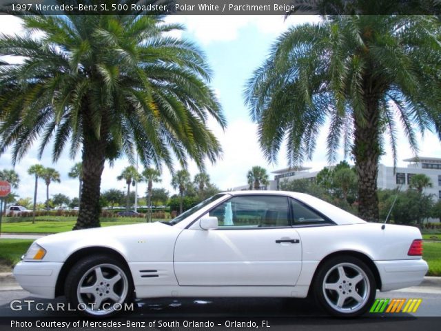 1997 Mercedes-Benz SL 500 Roadster in Polar White