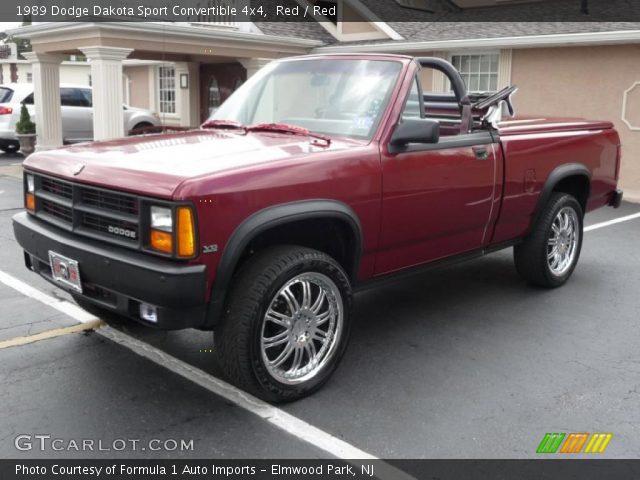 1989 Dodge Dakota Sport Convertible 4x4 in Red