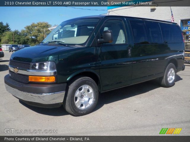 2010 Chevrolet Express LT 1500 AWD Passenger Van in Dark Green Metallic