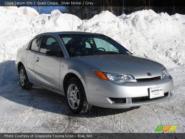 2004 Saturn ION 2 Quad Coupe in Silver Nickel