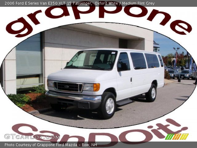 2006 Ford E Series Van E350 XLT 15 Passenger in Oxford White