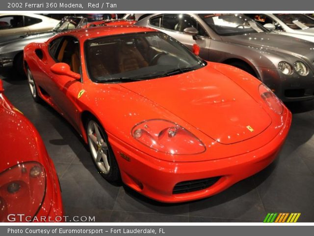 2002 Ferrari 360 Modena in Red