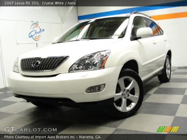 2007 Lexus RX 350 in Crystal White