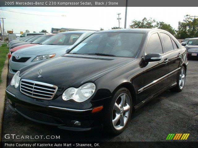 2005 Mercedes-Benz C 230 Kompressor Sedan in Black