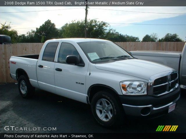 2008 Dodge Ram 1500 TRX Quad Cab in Bright Silver Metallic