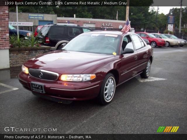 1999 Buick Century Custom in Dark Carmine Red Metallic