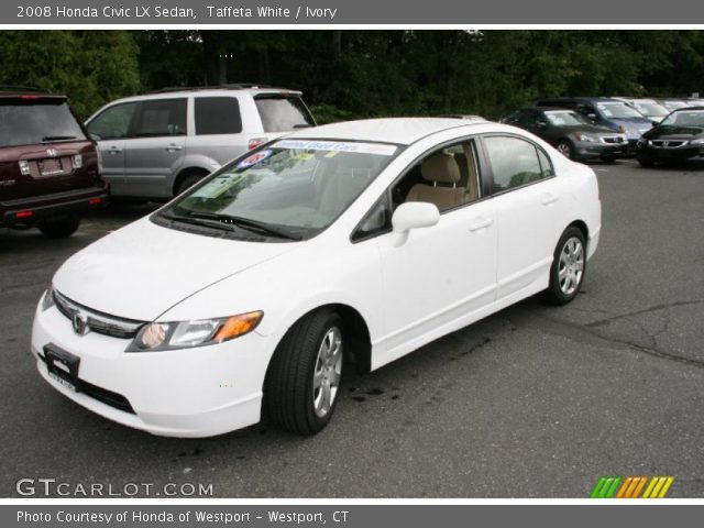 2008 Honda Civic LX Sedan in Taffeta White