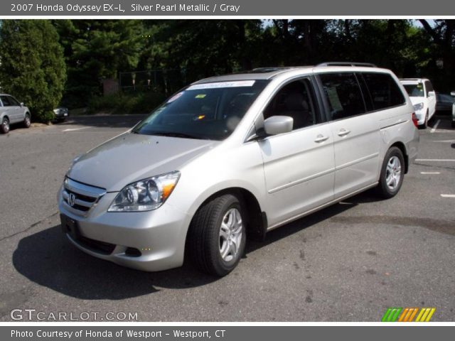 2007 Honda Odyssey EX-L in Silver Pearl Metallic