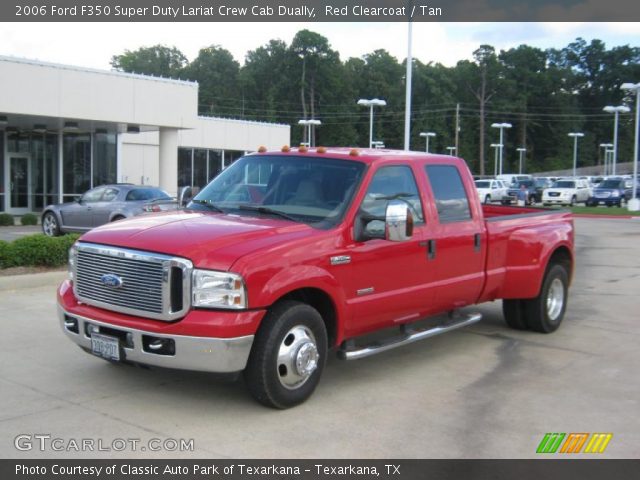2006 Ford F350 Super Duty Lariat Crew Cab Dually in Red Clearcoat
