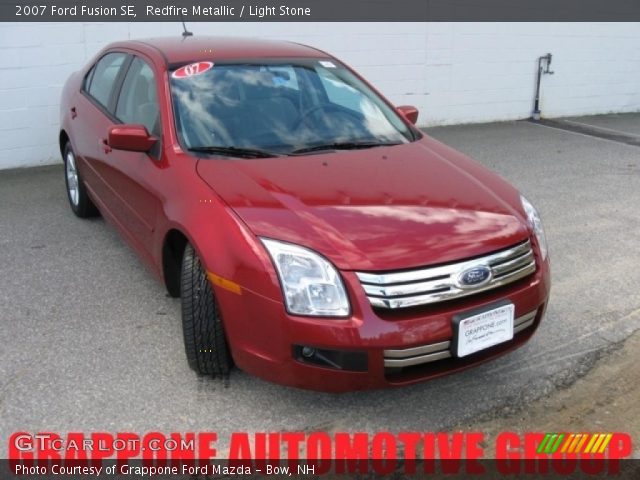2007 Ford Fusion SE in Redfire Metallic