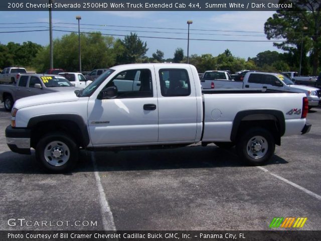 2006 Chevrolet Silverado 2500HD Work Truck Extended Cab 4x4 in Summit White