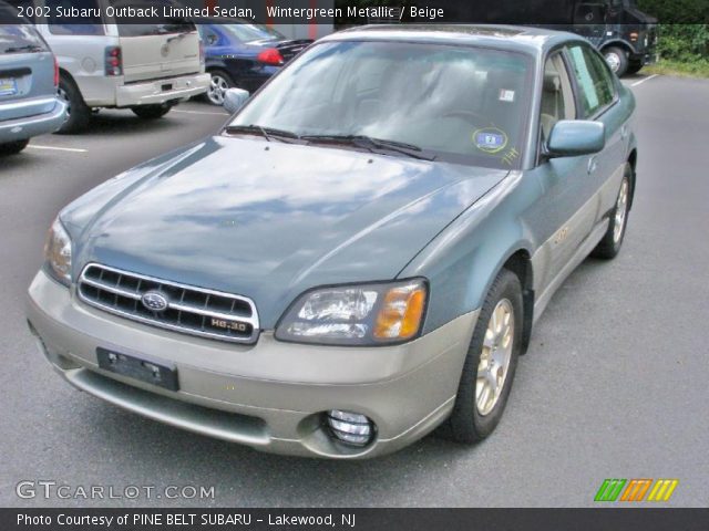 2002 Subaru Outback Limited Sedan in Wintergreen Metallic