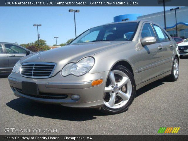 2004 Mercedes-Benz C 230 Kompressor Sedan in Granite Grey Metallic
