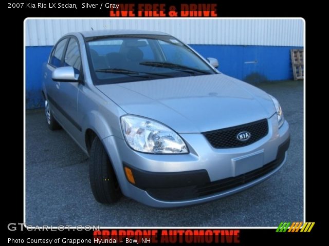 2007 Kia Rio LX Sedan in Silver