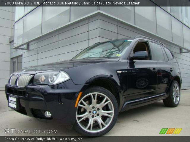 2008 BMW X3 3.0si in Monaco Blue Metallic