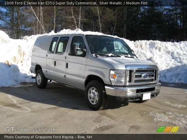 2008 Ford E Series Van E350 Super Duty Commericial in Silver Metallic