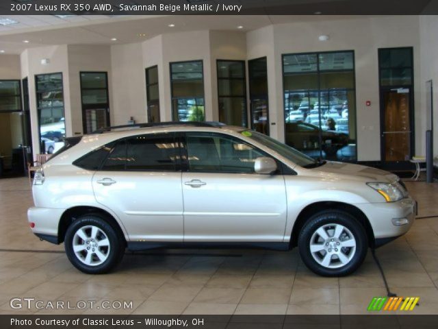 2007 Lexus RX 350 AWD in Savannah Beige Metallic